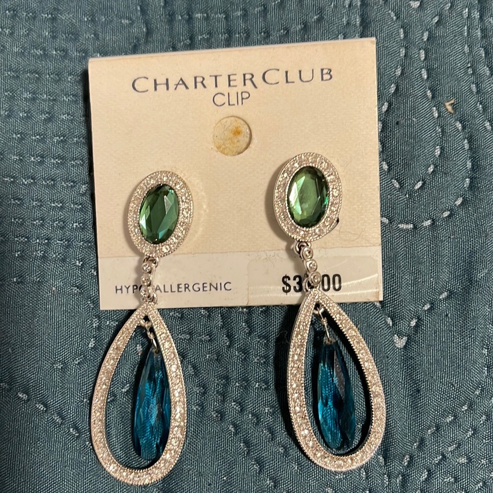Preloved CharterClub Clip Earrings